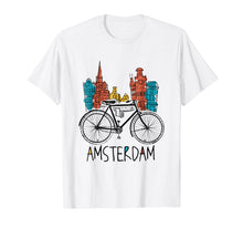 Load image into Gallery viewer, Amsterdam T-Shirt Retro Netherlands Bike Bicylce Gift
