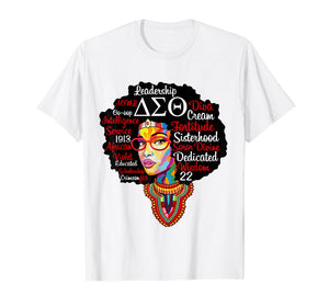 Delta DST Sorority Natural Hair Scarf Diva Sigma Theta Gift