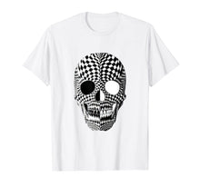 Load image into Gallery viewer, BiPolar Skull Checkered Mirrored Inverted Mental Disorder
