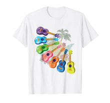 Load image into Gallery viewer, Ukulele Shirt Hawaiian, Colorful Ukulele Tees For Girls
