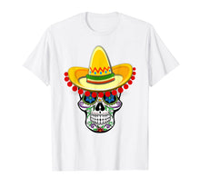 Load image into Gallery viewer, St Patrick&#39;s Day Sugar Skull Day of The Dead T-shirt Gift

