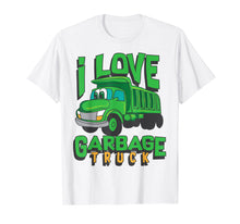 Load image into Gallery viewer, I Love Garbage Truck Shirt | Cool Little Junk Lover Tee Gift
