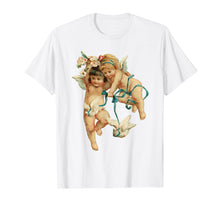 Load image into Gallery viewer, Angelic vintage cherubs &amp; doves of peace T-shirt
