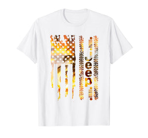 Jeep American Flag Summer Beach T-Shirt Gift For Men Women