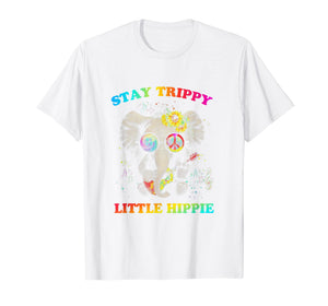 Hippie Life Elephant Hippie Stay Trippy Little Hippie Shirt