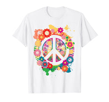 Load image into Gallery viewer, Peace Sign T-Shirt - Colorful Peace Tshirt - 70&#39;s Tee Shirt
