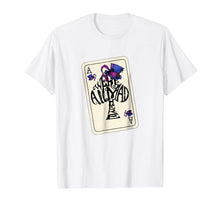 Load image into Gallery viewer, Mad Hatter We're All Mad Here Ace of Spades T-Shirt

