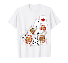 Load image into Gallery viewer, Poker Playing Card T-Shirt Ace King Queen Jack

