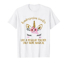 Load image into Gallery viewer, Kindergarten Teacher Cute Unicorn Gift Shirt
