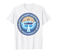 Load image into Gallery viewer, Kyrgyzstan coat of arms T-shirt Tee Tees T Shirt Tshirt
