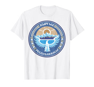 Kyrgyzstan coat of arms T-shirt Tee Tees T Shirt Tshirt