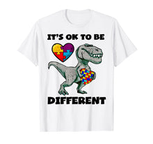 Load image into Gallery viewer, Autism Awareness Shirts Dinosaur Puzzle T Shirt
