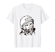 Load image into Gallery viewer, 1961 - Yuri Gagarin - First Man in Space T-Shirt Lineart
