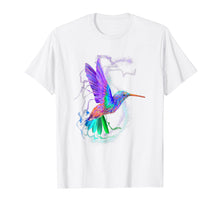 Load image into Gallery viewer, Colorful Rainbow Hummingbird Spring Garden Bird Summer Shirt
