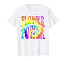 Load image into Gallery viewer, 60s 70s Retro Hippie Batik Spiral - Flower Power 3 T-Shirt
