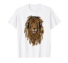 Load image into Gallery viewer, Marley Lion Art Dreadlock Rastafari T-Shirt for Rasta Lover
