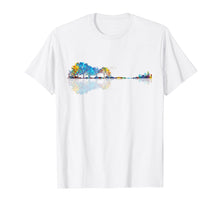 Load image into Gallery viewer, Nature Guitar - Colorful Watercolor - T Shirt Design
