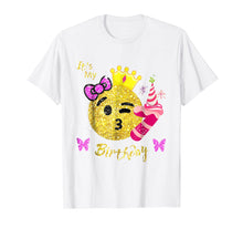 Load image into Gallery viewer, Emoji Shirt For Birthday Girls- OMG It&#39;s My 7th Birthday tee
