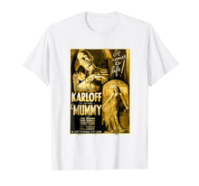 Load image into Gallery viewer, Mens Vintage Movie Poster T Shirt - Mummy Horror Movie Tee

