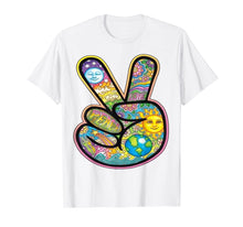 Load image into Gallery viewer, Trippy Peace Sign T-Shirt
