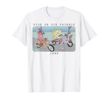 Load image into Gallery viewer, SpongeBob SquarePants Ride Or Die Friends 1999 Portrait T-Shirt
