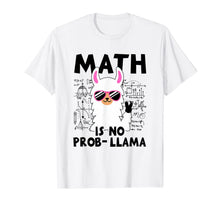 Load image into Gallery viewer, Perfect Math Llama Shirt Math Is No Prob Llama T-Shirt Gift T-Shirt
