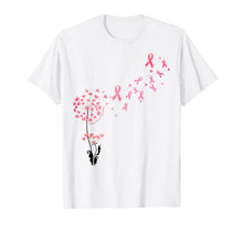 Load image into Gallery viewer, Flower Heart Dandelion Funny Breast Cancer Awareness T-Shirt
