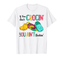 Load image into Gallery viewer, If You Ain't Crocin' You Ain't Rockin' Tie Dye Croc T-Shirt-769179
