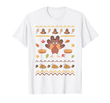 Load image into Gallery viewer, Ugly Christmas Sweater Thanksgiving Turkey Funny Holiday T-Shirt

