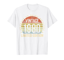 Load image into Gallery viewer, 40 Year Old Gifts Vintage 1980 Limited Edition 40th Birthday T-Shirt-210554
