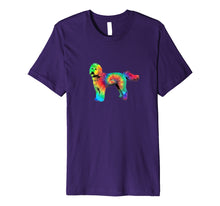 Load image into Gallery viewer, Doodle Mom Dad Tie Dye Golden Labradoodle t-shirt
