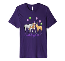 Load image into Gallery viewer, Birthday Girl Horse and Pony Party T-Shirt
