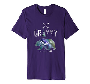 Grammy Bear TShirt Family Rustic Tribal Christmas Camping