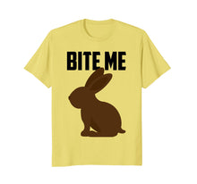 Load image into Gallery viewer, Bite Me Chocolate Bunny Funny Easter Shirt
