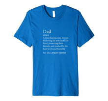 Load image into Gallery viewer, Mens Christian Dad Definition Father&#39;s Day Shirt
