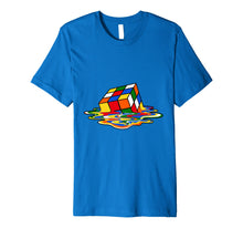 Load image into Gallery viewer, Melting Rubix Cube Abstract T-Shirt
