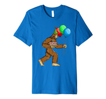 Load image into Gallery viewer, Bigfoot Birthday Cake Balloons Sasquatch T-Shirt
