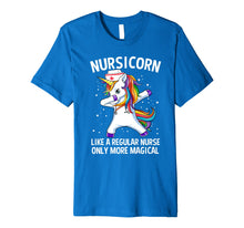 Load image into Gallery viewer, Dabbing Unicorn Nursicorn Funny Nurse Gift  Premium T-Shirt
