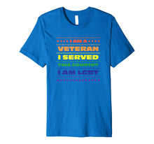 Load image into Gallery viewer, Gay Veteran Shirt Gay Pride Flag Rainbow Colors Gay Shirt
