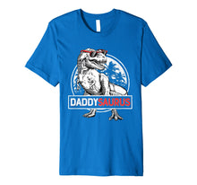 Load image into Gallery viewer, Daddysaurus T shirt Fathers Day Gifts T rex Daddy Saurus Men
