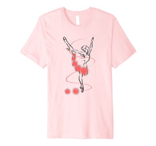 Load image into Gallery viewer, Ballerina T-shirt, Ballet on Pointe Shoes and Sports
