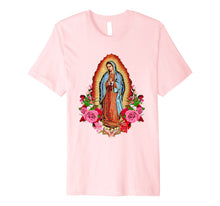 Load image into Gallery viewer, Our Lady of Guadalupe with roses T-shirt
