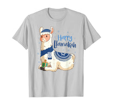 Load image into Gallery viewer, Funny Hanukkah Llama Pun Happy Llamakah Gifts T-Shirt
