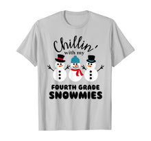 Load image into Gallery viewer, Chillin' With My Fourth Grade Snowmies T-Shirt
