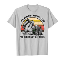 Load image into Gallery viewer, Mycologist hiking club we might not get there Sloths vintage T-Shirt-142664
