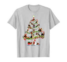 Load image into Gallery viewer, Morkie Tree Christmas Candy Cane Gift Ornament T-Shirt
