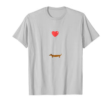 Load image into Gallery viewer, Funny Dachshund T-Shirt - Weenie love balloon
