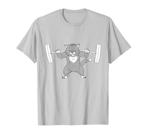 Cat Squat Powerlifting T-Shirt Remmy