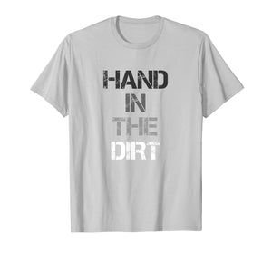 Football Lineman Shirts For Men Gloves Hand In The Dirt Tees