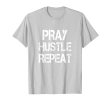 Load image into Gallery viewer, Pray Hustle Repeat Shirt Vintage Christian Prayer Gift
